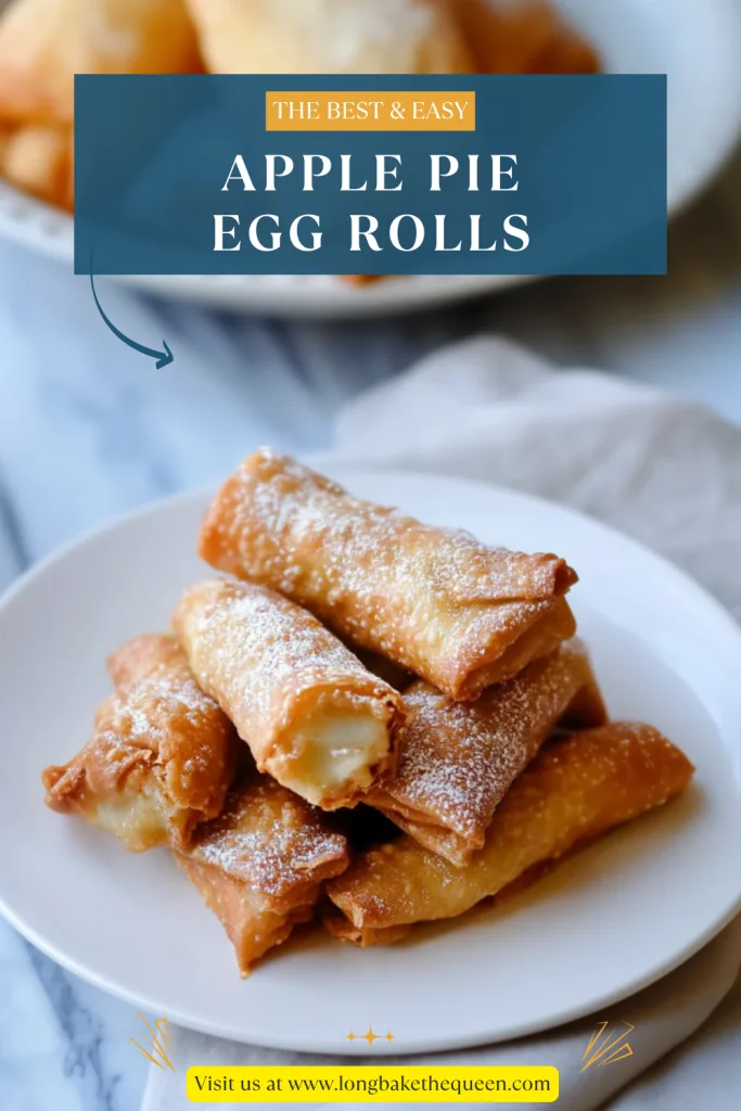 Apple Pie Egg Rolls