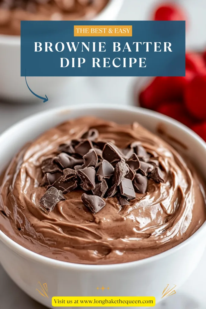Brownie Batter Dip Recipe