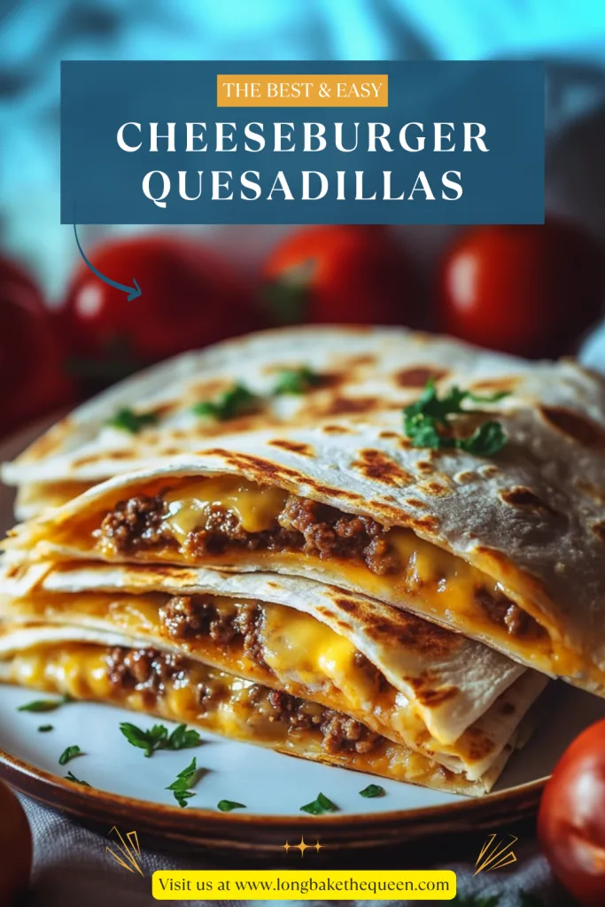 Cheeseburger Quesadillas