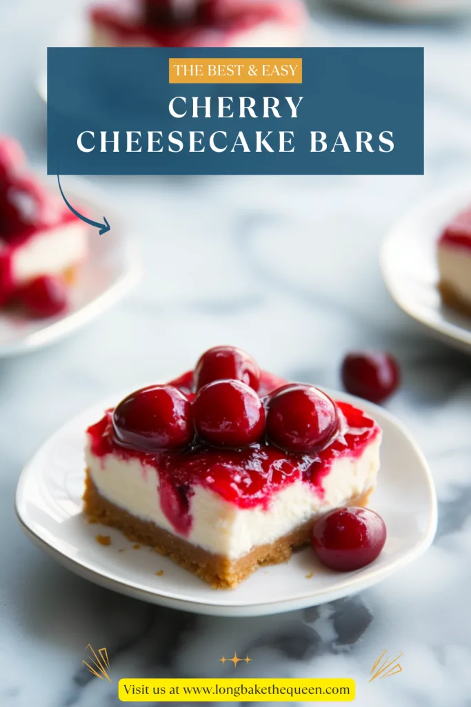 Cherry Cheesecake Bars