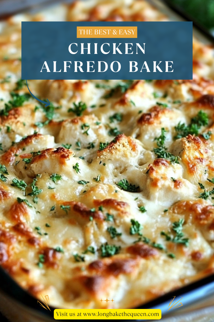 Chicken Alfredo Bake