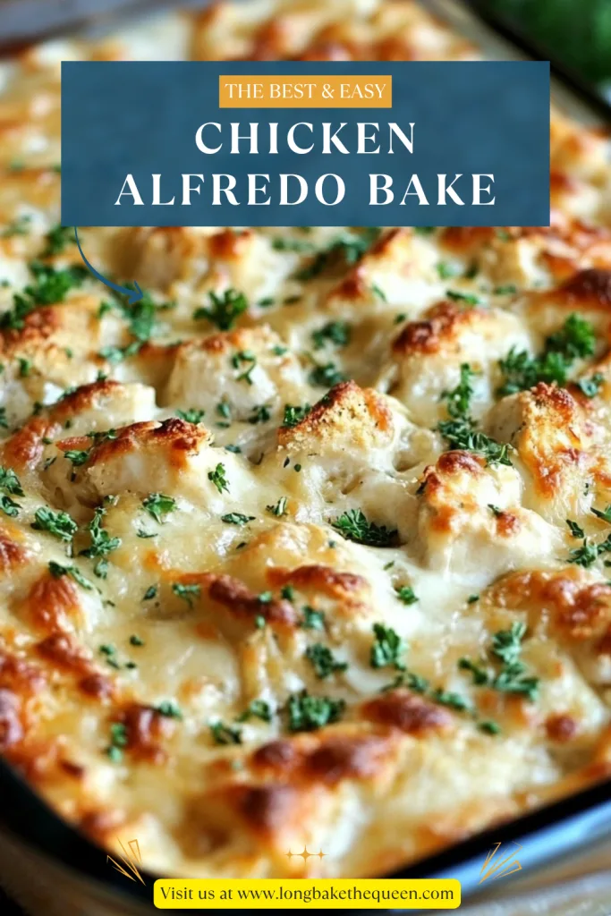 Chicken Alfredo Bake