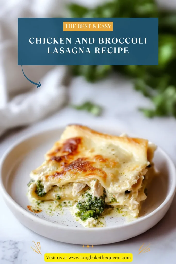 Chicken and Broccoli Lasagna Recipe