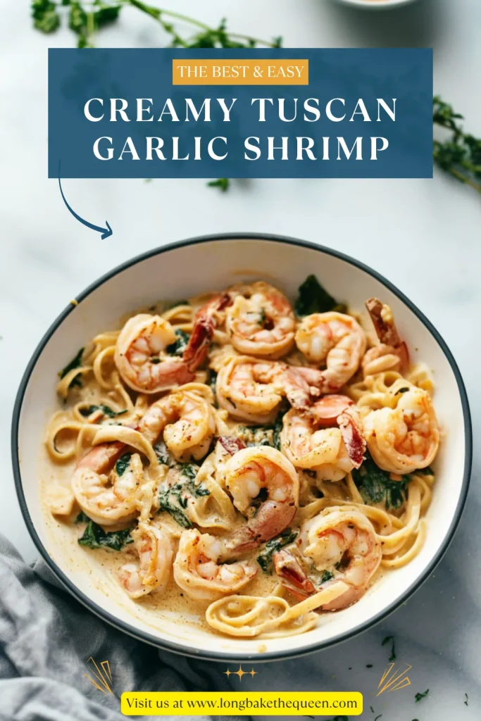 Creamy Tuscan Garlic Shrimp