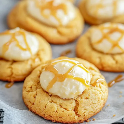Freshly baked cookies arranged on a wooden surface, frosting melting slightly.