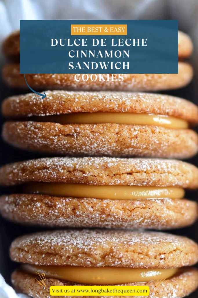 Dulce de Leche Cinnamon Sandwich Cookies