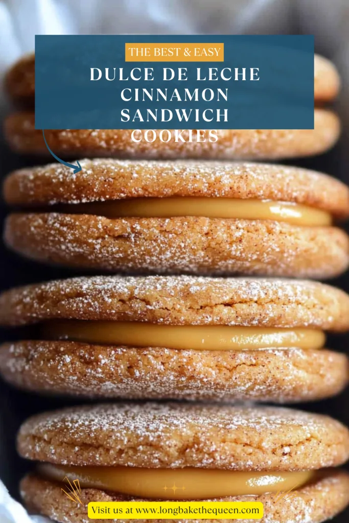 Dulce de Leche Cinnamon Sandwich Cookies