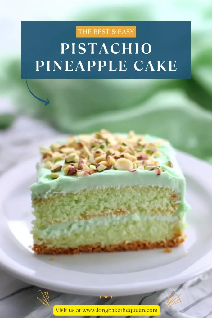 Easy Pistachio Pineapple Cake