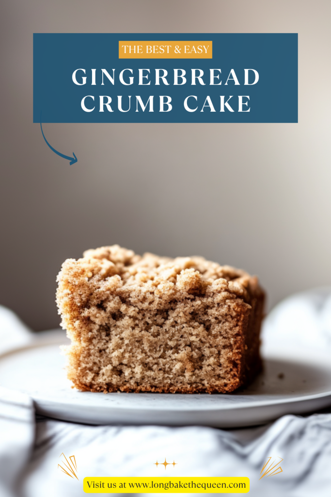 Gingerbread Crumb Cake