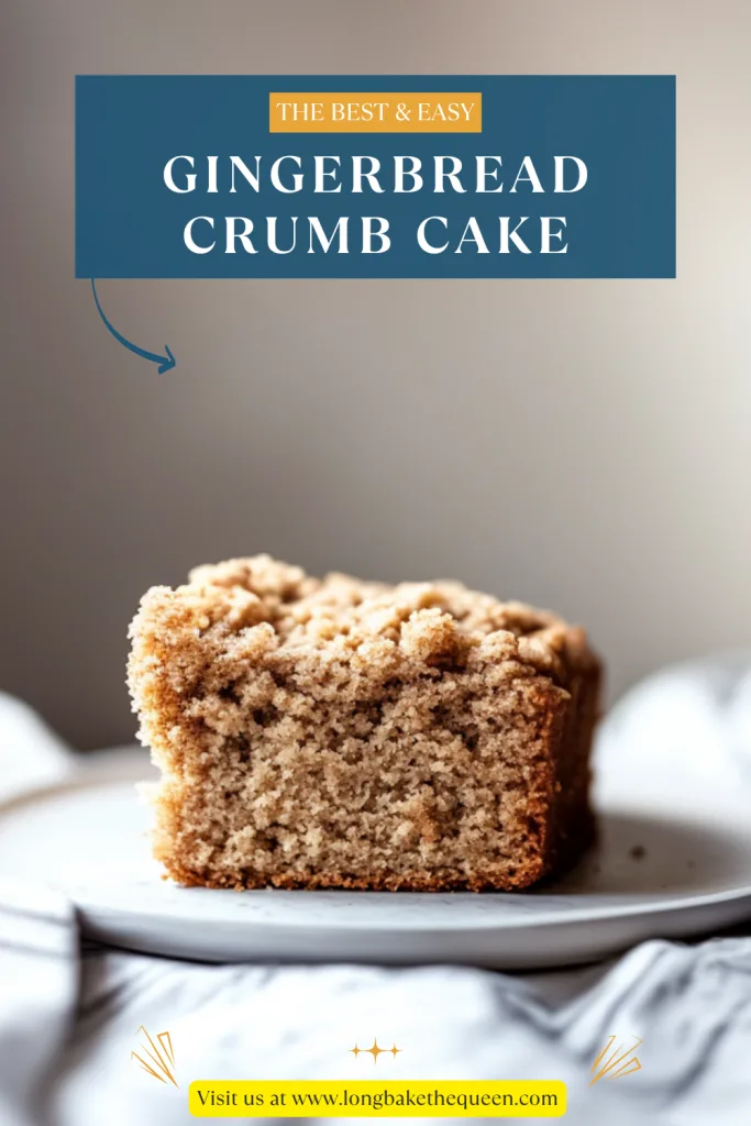 Gingerbread Crumb Cake