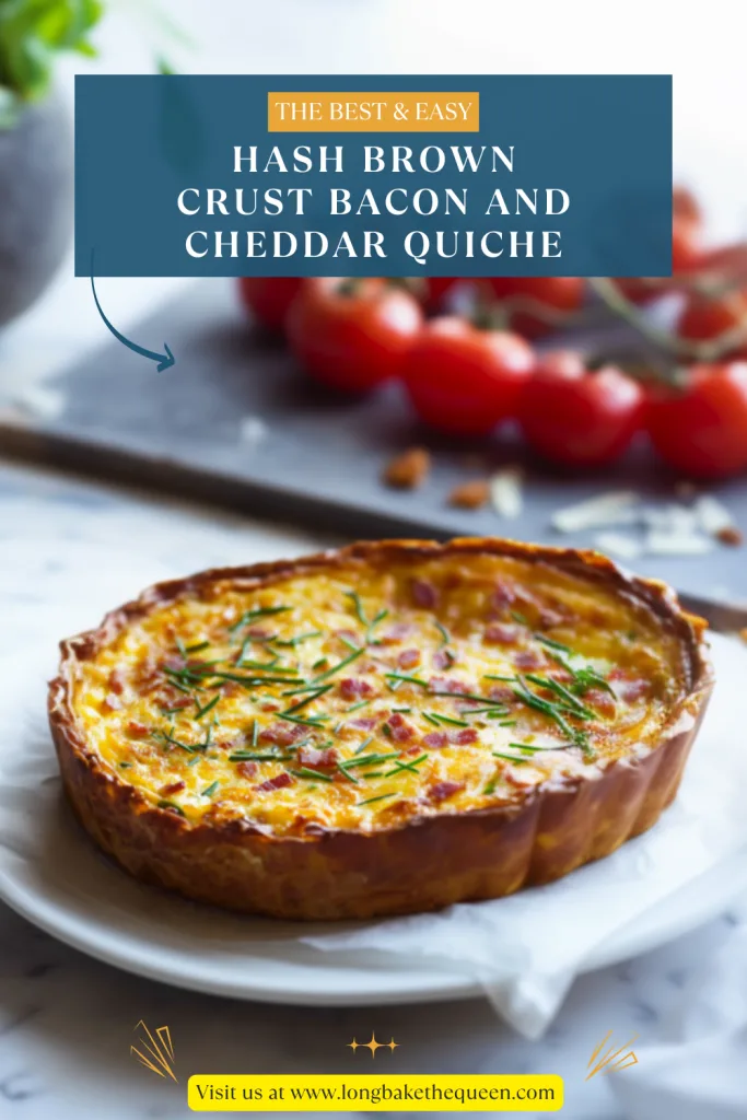 Hash Brown Crust Bacon and Cheddar Quiche