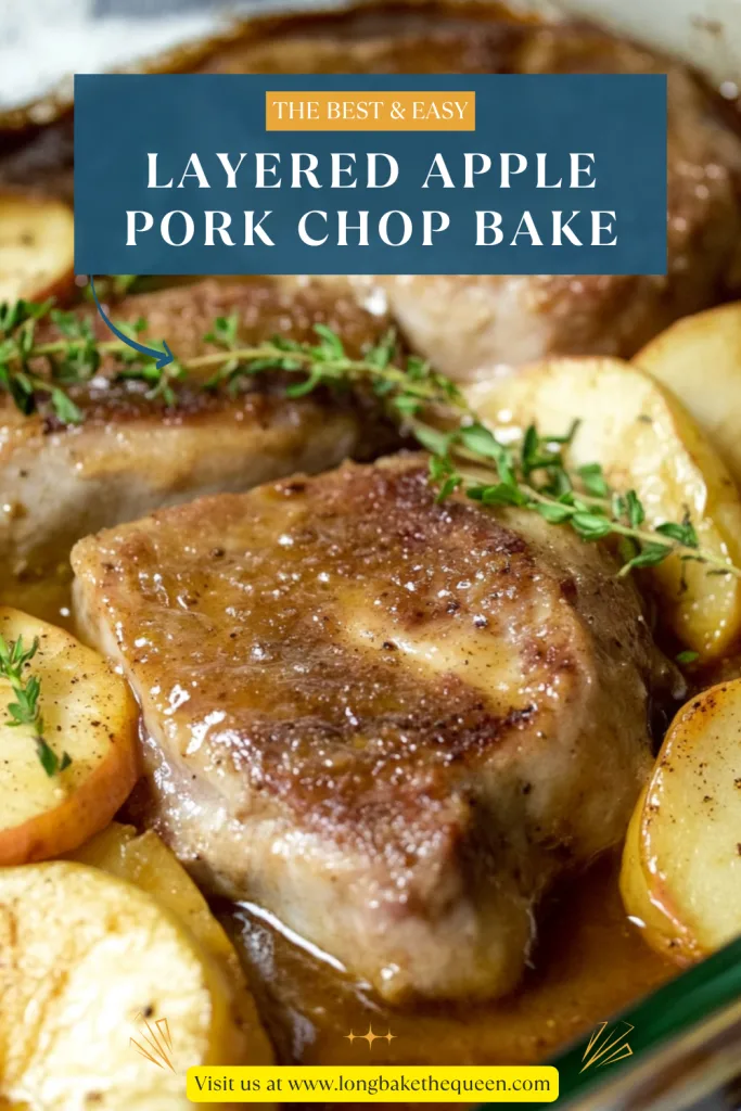 Layered Apple Pork Chop Bake