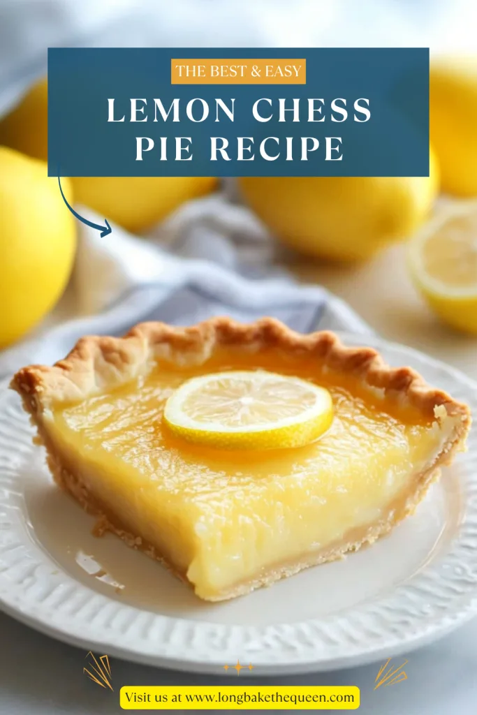 Lemon Chess Pie Recipe
