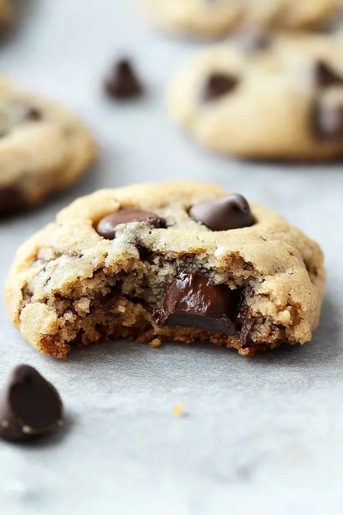 Cookies with rich chocolate pockets and a homemade look.
