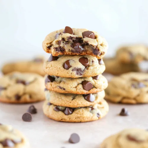Golden-brown cookies showing crisp edges and soft centers.