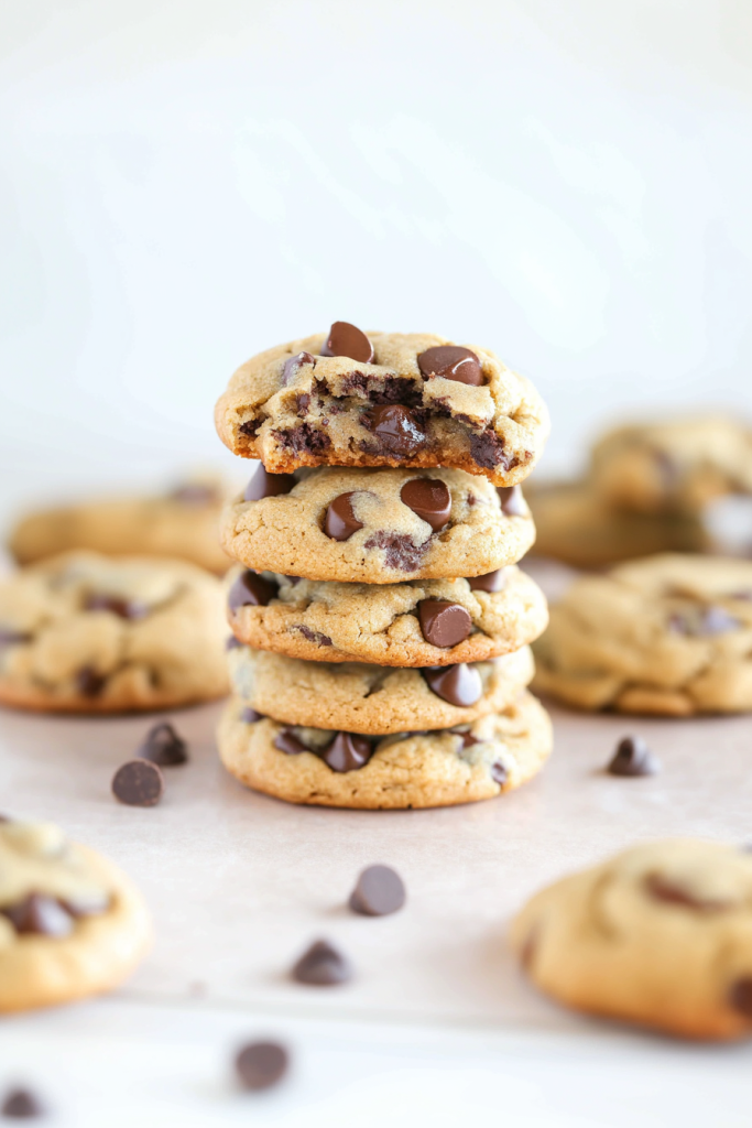 Golden-brown cookies showing crisp edges and soft centers.