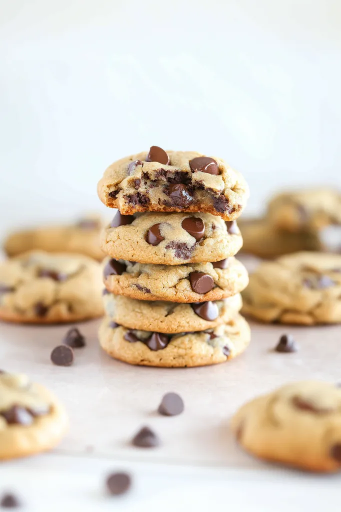 Golden-brown cookies showing crisp edges and soft centers.