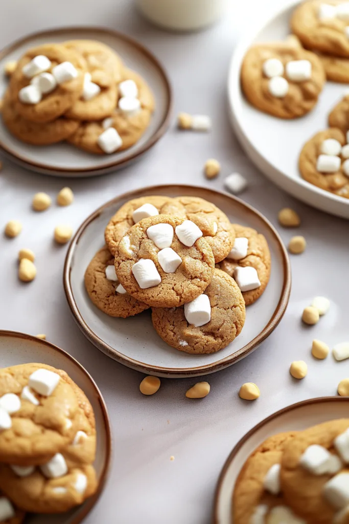 Freshly baked cookies arranged neatly, highlighting their chewy texture.