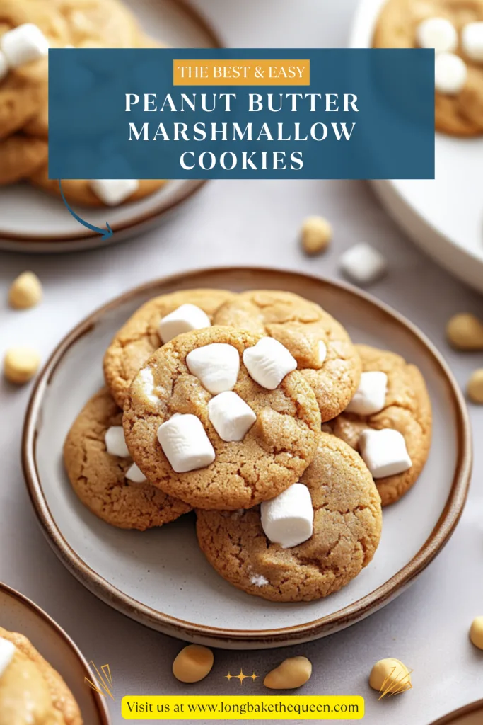 Peanut Butter Marshmallow Cookies