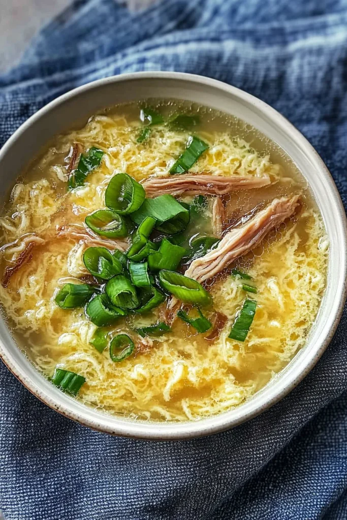 Warm bowl of soup highlighting silky texture and bright colors