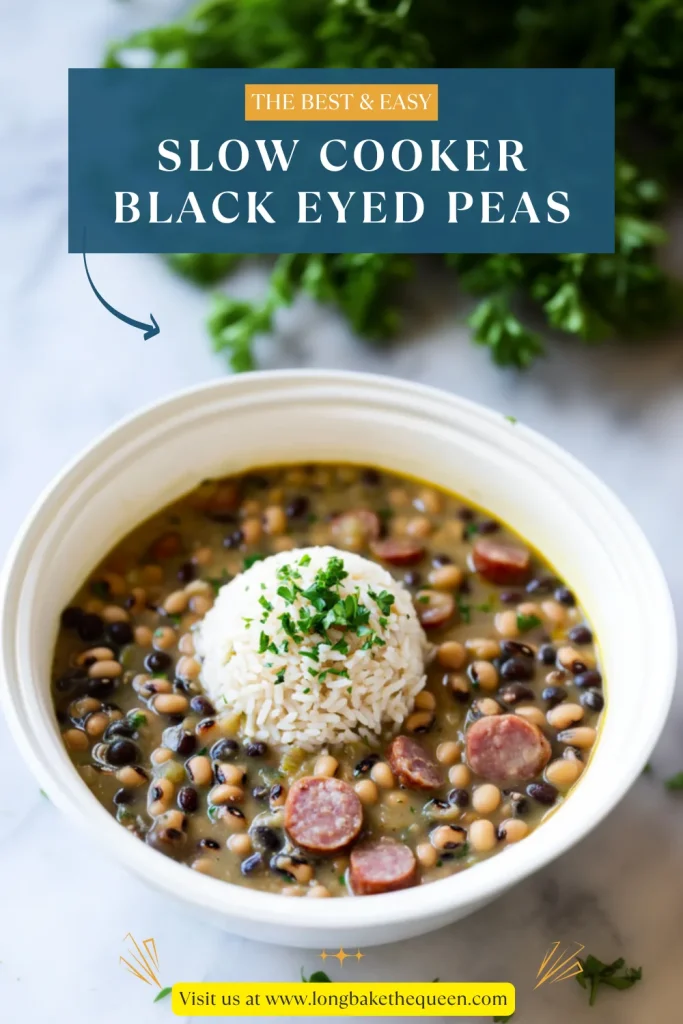 Slow Cooker Black Eyed Peas