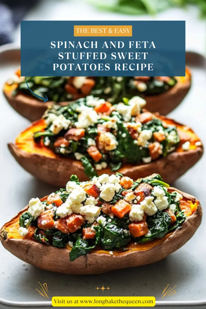 Spinach and Feta Stuffed Sweet Potatoes Recipe