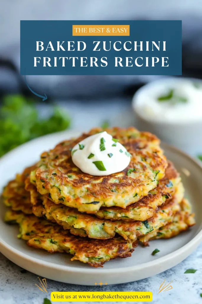 Baked Zucchini Fritters Recipe