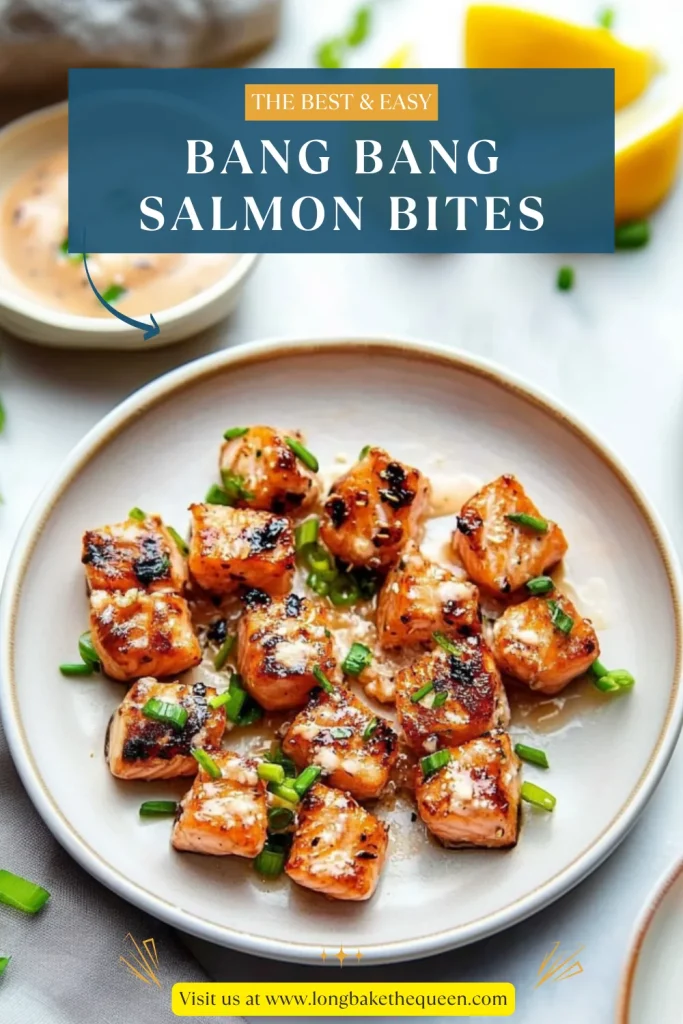 Bang bang salmon bites