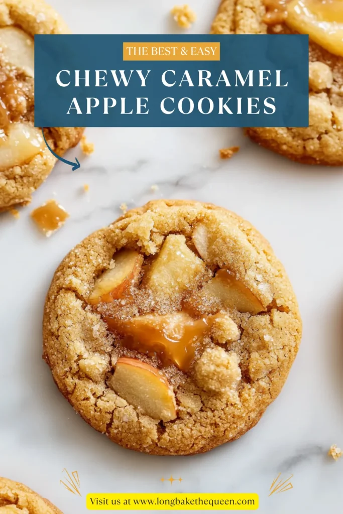 Chewy Caramel Apple Cookies