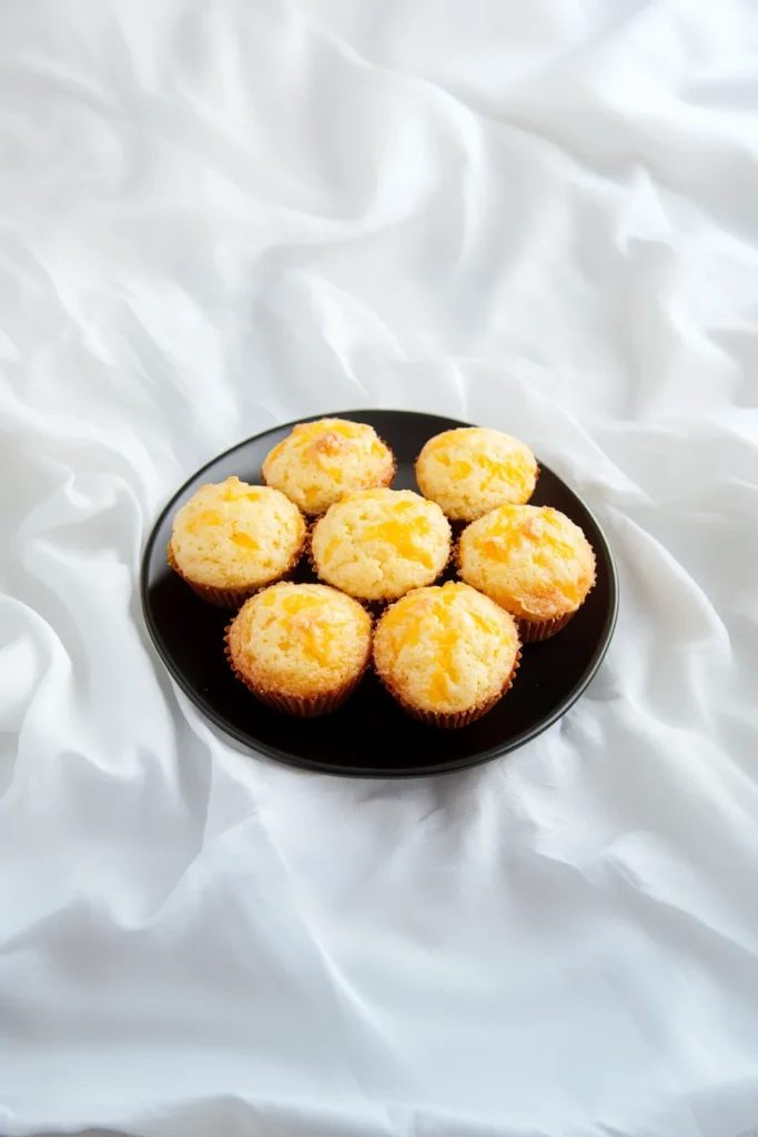 Batch of homemade muffins highlighting their golden texture and cheesy topping.