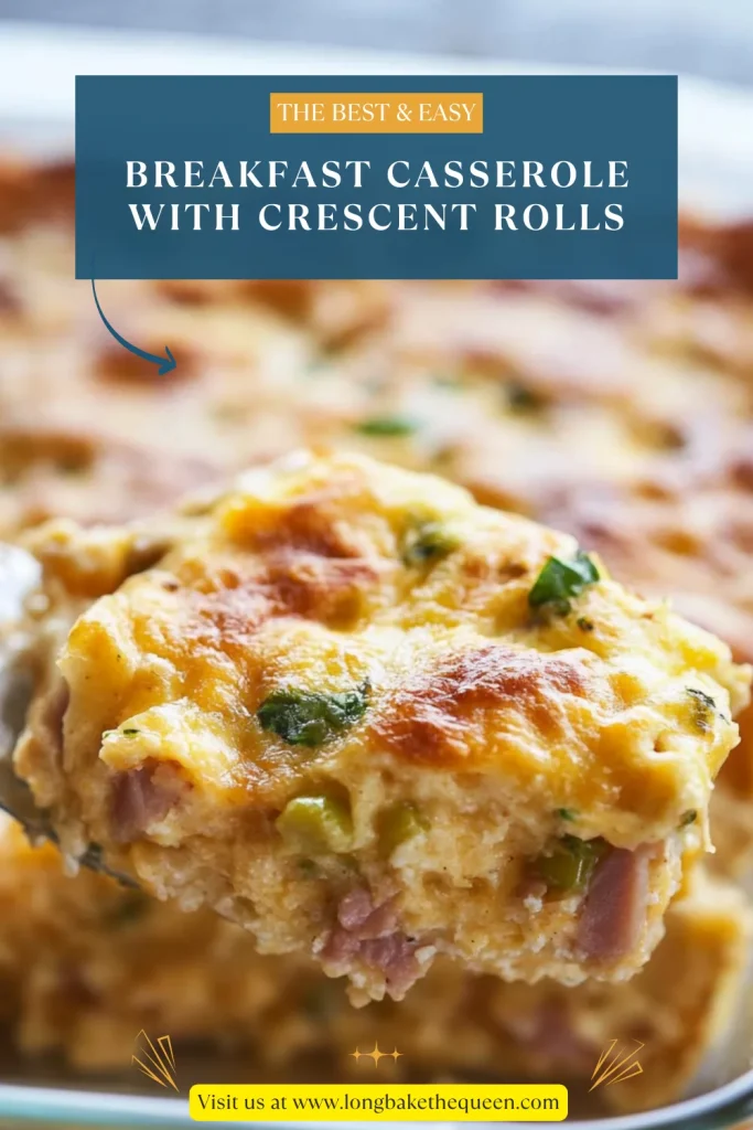 Easy Breakfast Casserole with Crescent Rolls