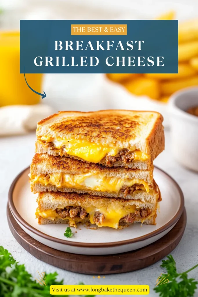 Easy Breakfast Grilled Cheese