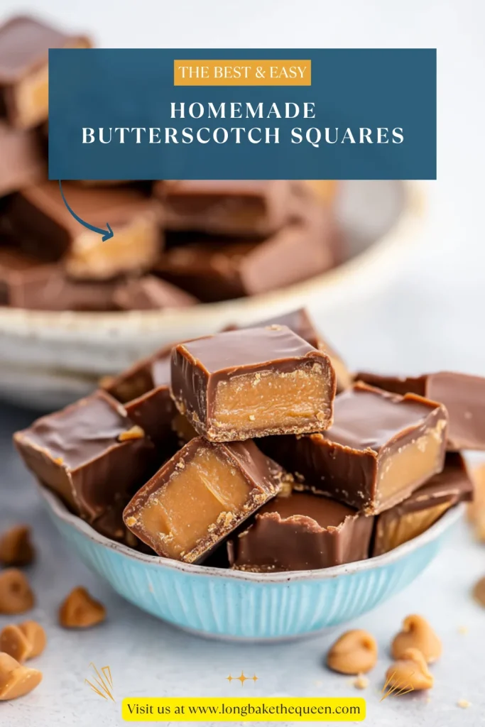 Easy Homemade Butterscotch Squares
