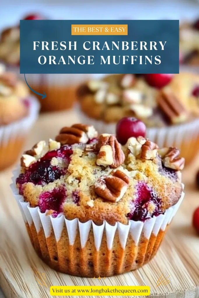 Fresh Cranberry Orange Muffins