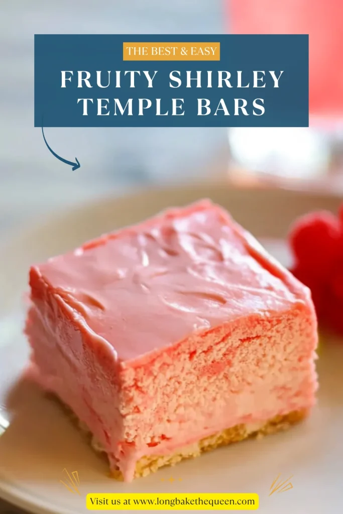 Fruity Shirley Temple Bars