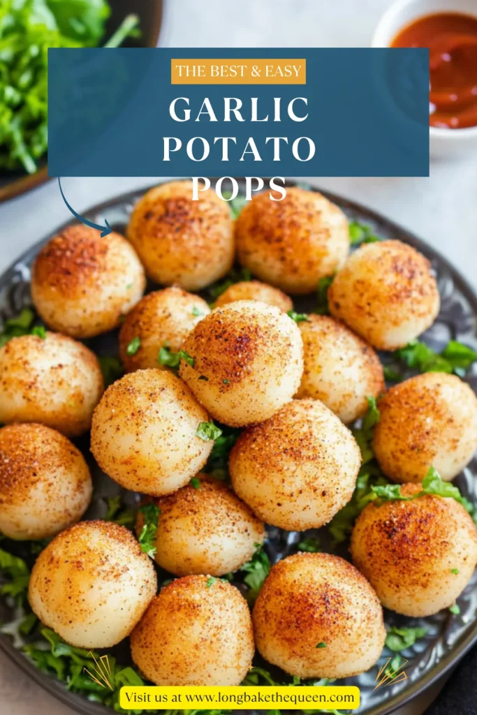 Garlic Potato Pops