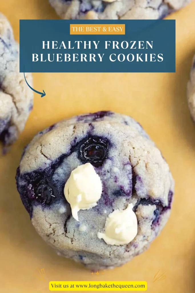 Healthy Frozen Blueberry Cookies