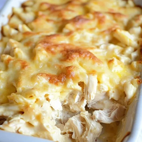 Warm baked dish highlighting creamy texture and browned topping.