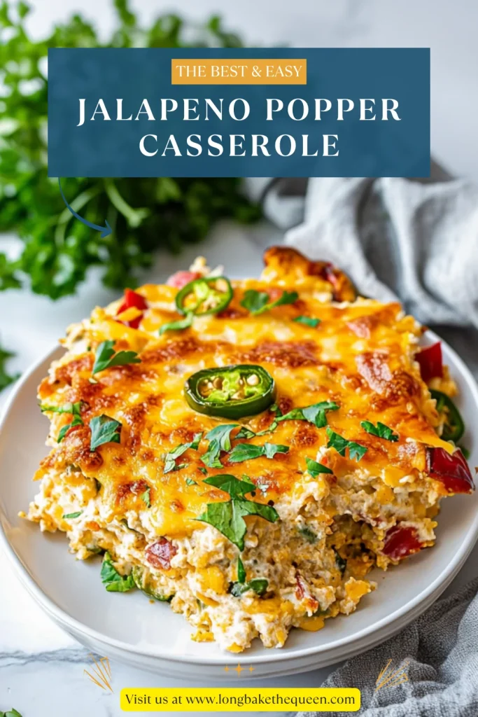 Jalapeno Popper Casserole