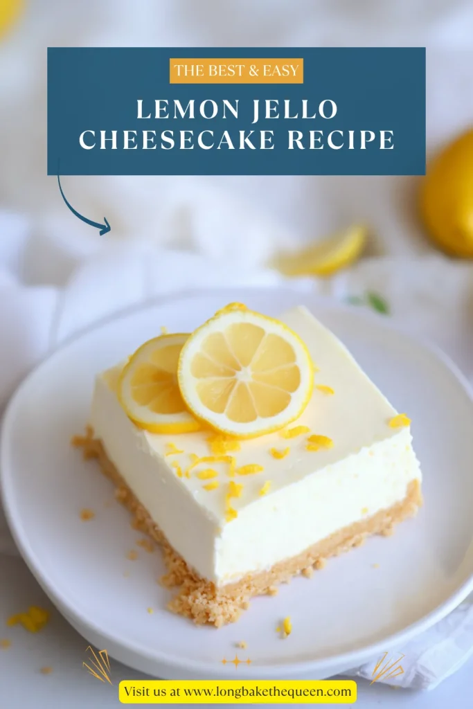 Lemon Jello Cheesecake Recipe