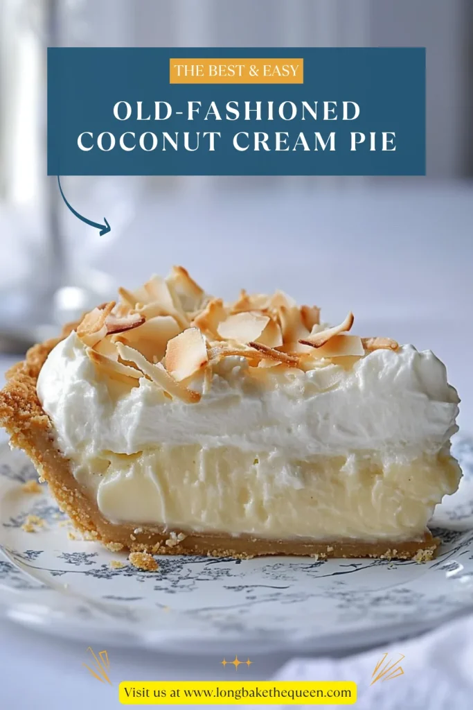 Old-Fashioned Coconut Cream Pie