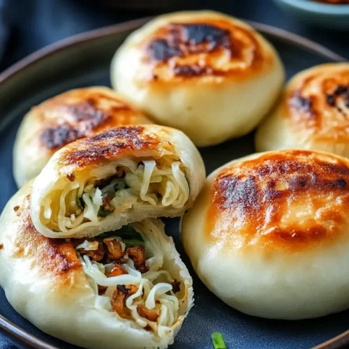 Crispy buns arranged neatly, highlighting the contrast between crunchy exterior and moist filling.