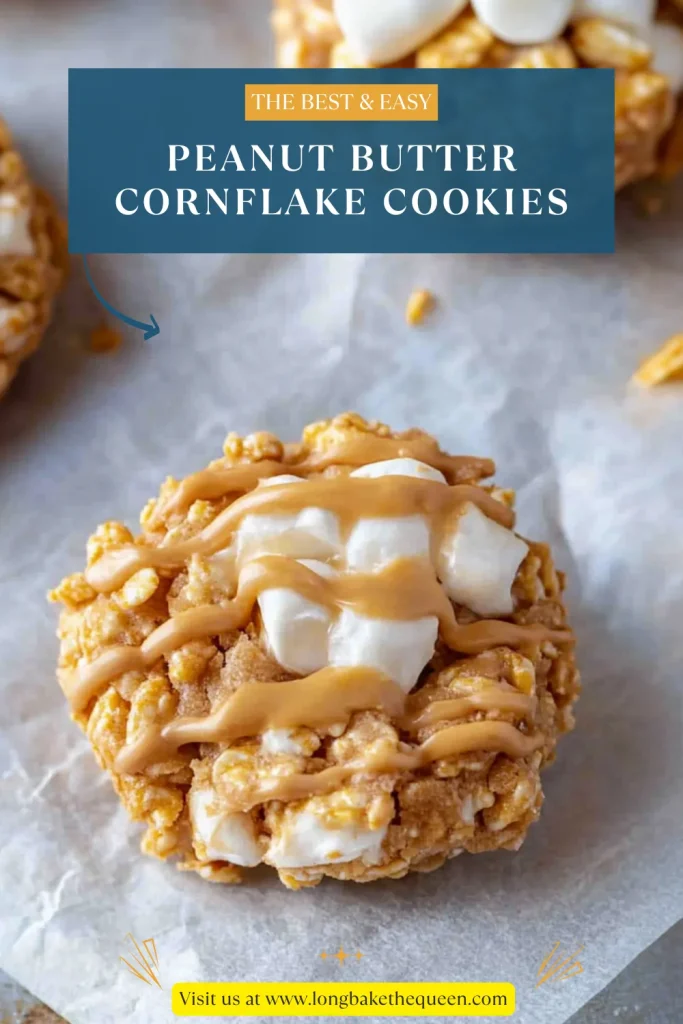 Peanut Butter Cornflake Cookies