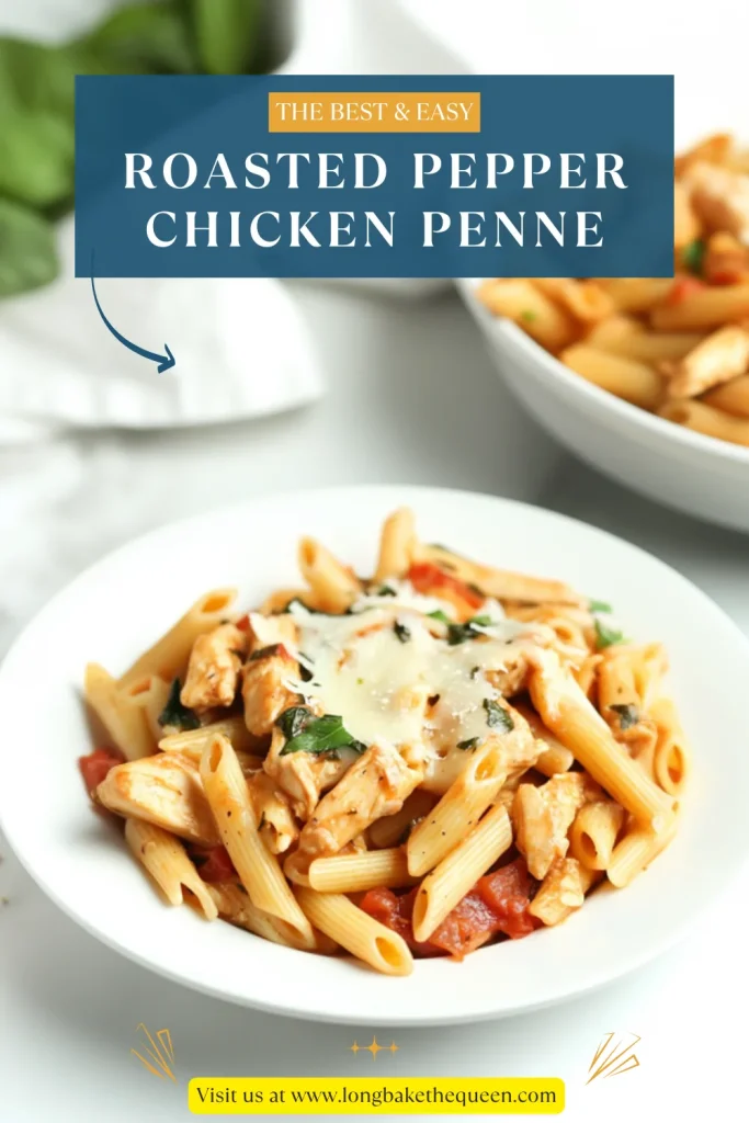 Roasted Pepper Chicken Penne