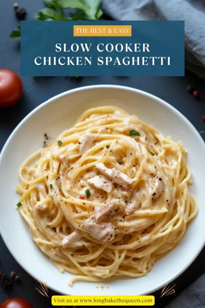 Slow Cooker Chicken Spaghetti
