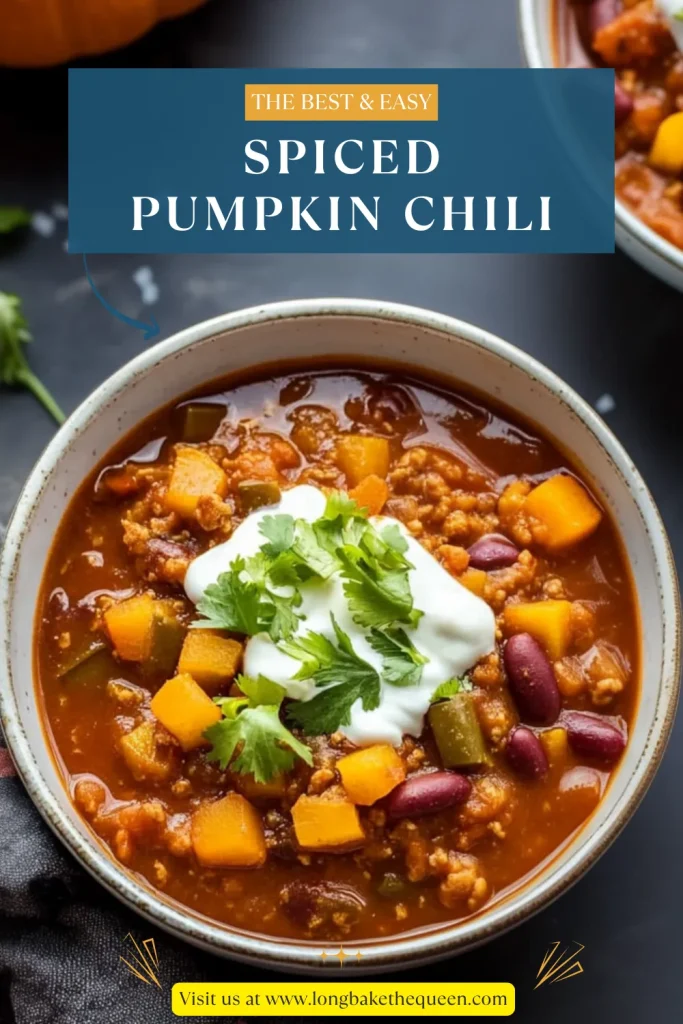 Spiced Pumpkin Chili