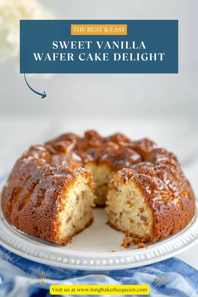 Sweet Vanilla Wafer Cake Delight