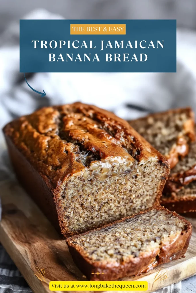 Tropical Jamaican Banana Bread