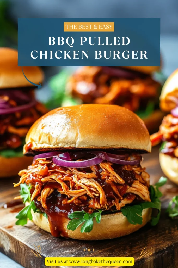 BBQ Pulled Chicken Burger