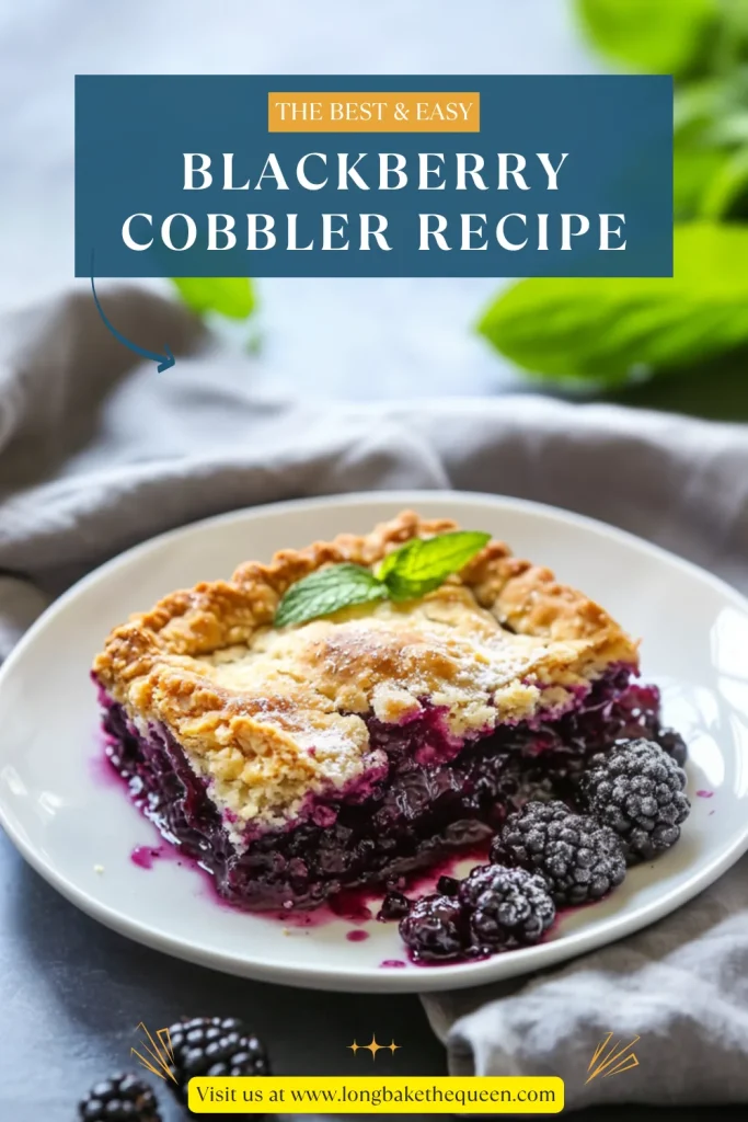 Blackberry Cobbler Recipe